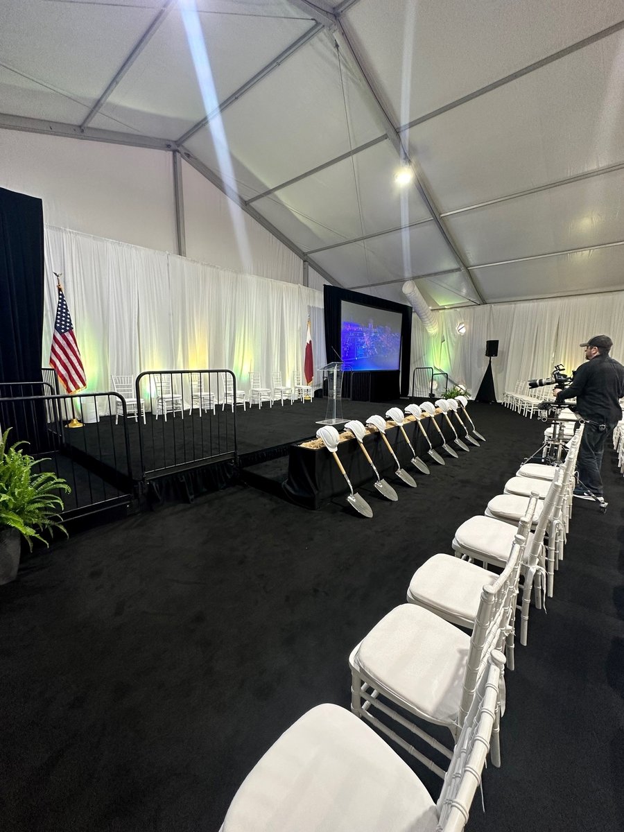 Lodging Solutions and Industrial Tent Systems Special Event Project Highlight - Clearspan Tent Interior