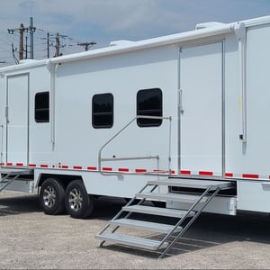 Lodging Solutions and Industrial Tents Mobile Office Trailers - Exterior