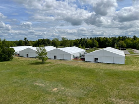 Lodging Solutions and Industrial Tent Systems - Temporary Tent Structures for Military Training - EXTERNAL PHOTO