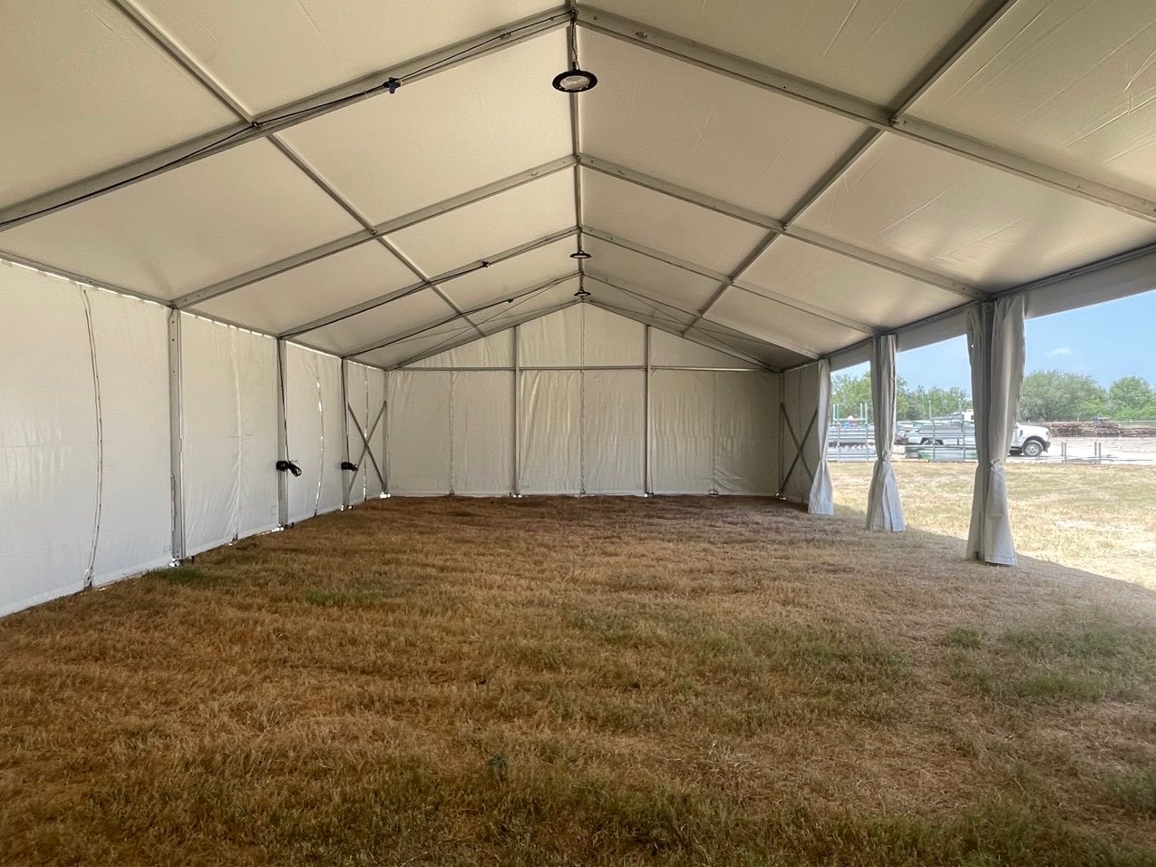 Lodging Solutions and Industrial Tents - Case Study Photo - Energy/Utilities Emergency Tents Project - AFTER PHOTO