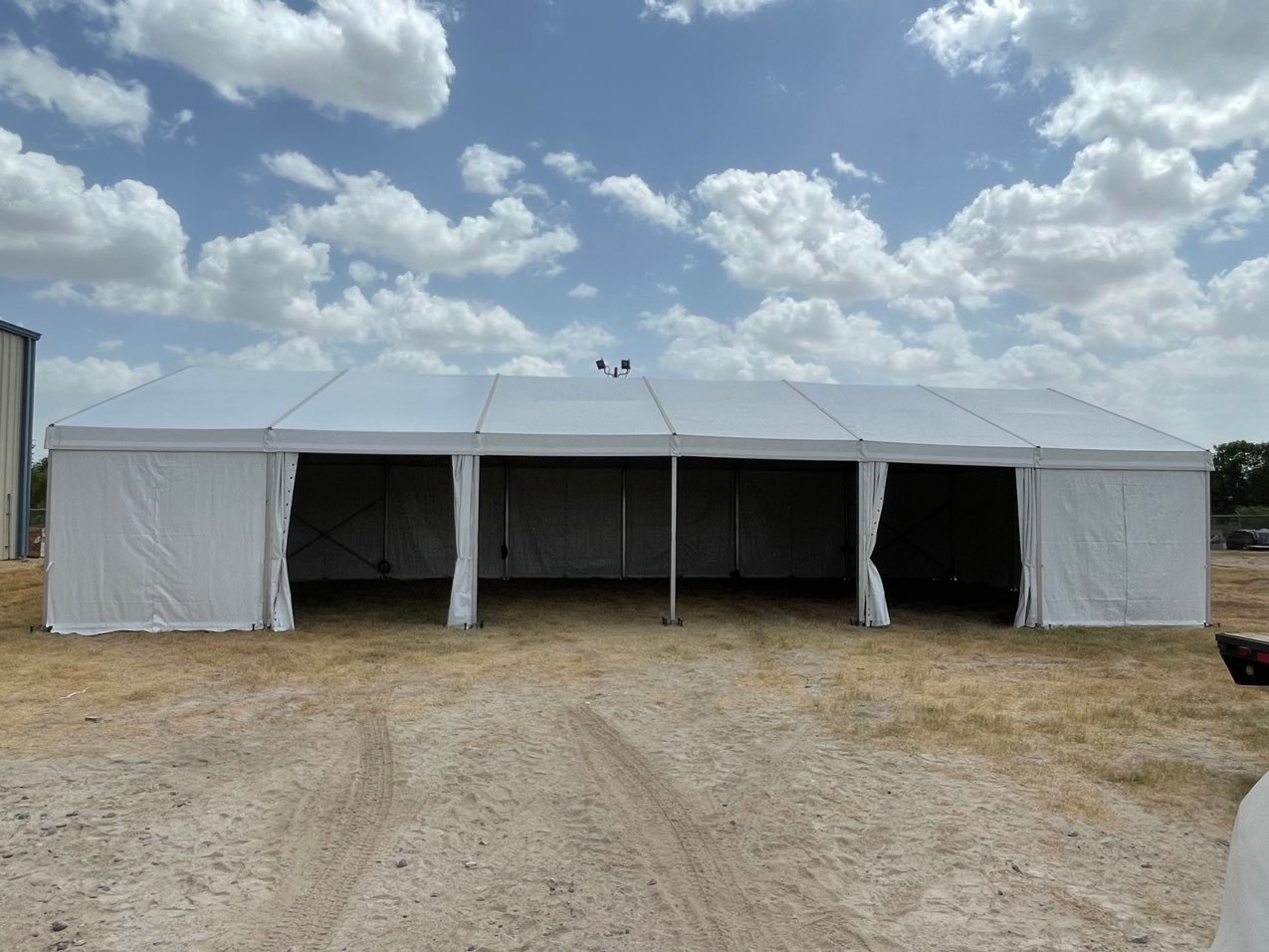 Lodging Solutions and Industrial Tents - Case Study Photo - Energy/Utilities Emergency Tents Project - AFTER PHOTO2