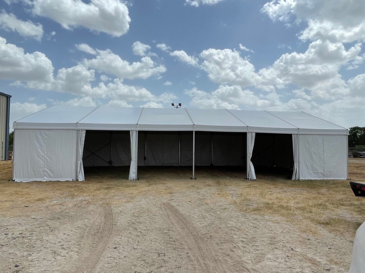 Lodging Solutions and Industrial Tents - Case Study Photo - Energy/Utilities Emergency Tents Project - AFTER PHOTO2