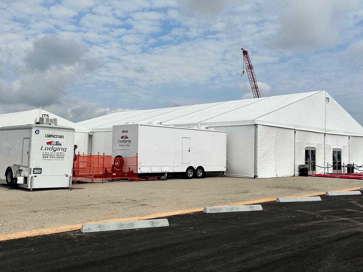 Lodging Solutions and Industrial Tents - Case Study Photo - Industrial/Manufacturing Project - EXTERNAL AFTER PHOTO
