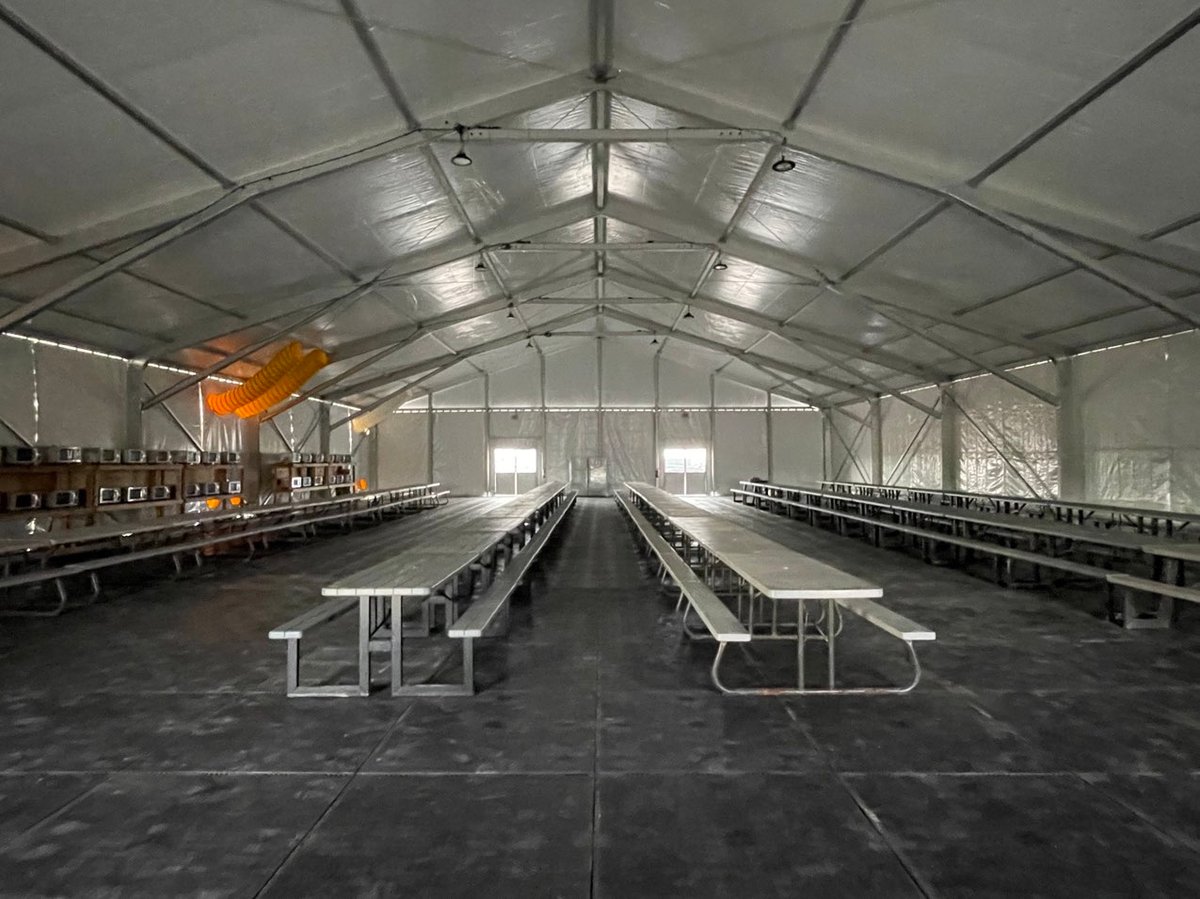 Lodging Solutions and Industrial Tents - Case Study Photo - Industrial/Manufacturing Project - INTERNAL AFTER PHOTO