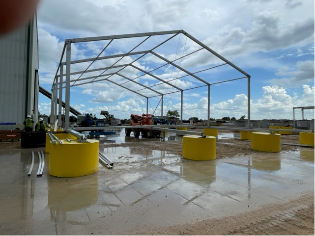 Lodging Solutions and Industrial Tents - Case Study Photo - Construction Industry Project - EXTERNAL BEFORE PHOTO